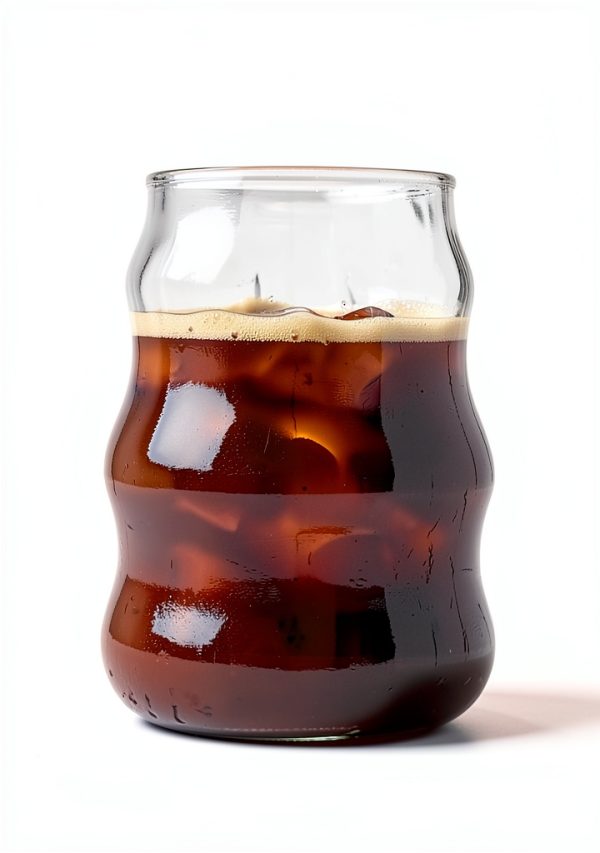 Nirvany Vintage Glass Cups Clear Insulated Reusable Set-8