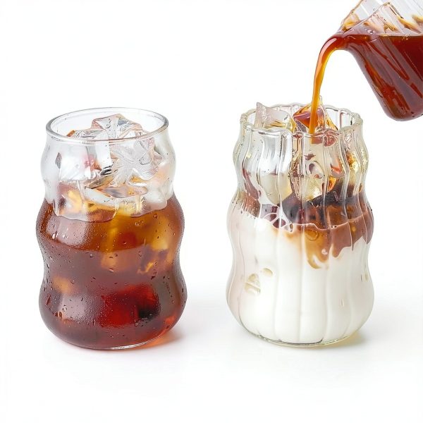 AGTIAAI Wavy Glass Cups Leak Proof Dishwasher Safe-3
