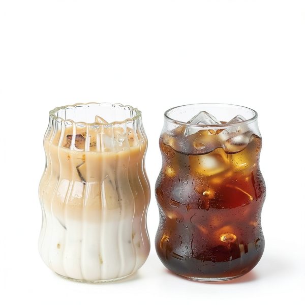 AGTIAAI Wavy Glass Cups Leak Proof Dishwasher Safe-2