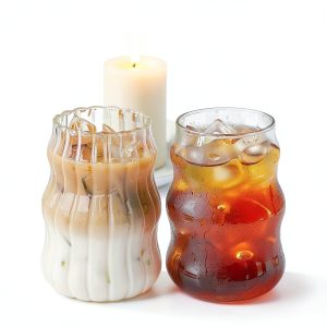 AGTIAAI Wavy Glass Cups Leak Proof Dishwasher Safe-0