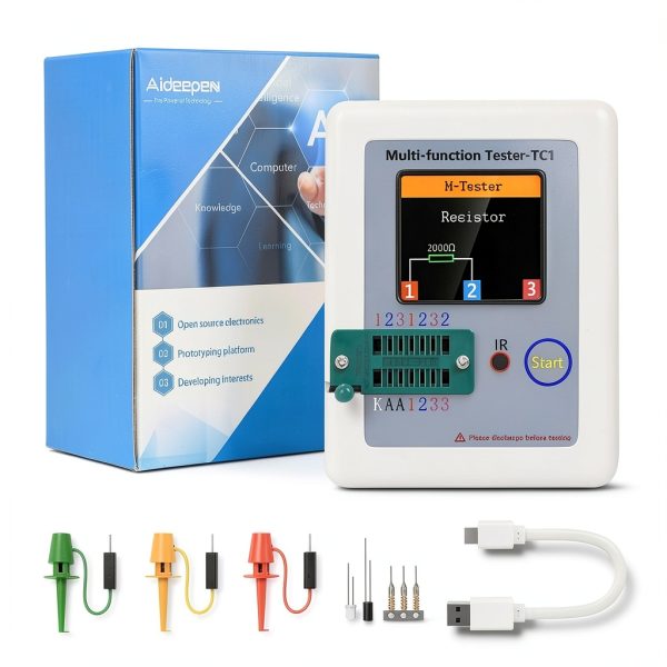 Aideepen LCR Meter Transistor Tester Auto Detection Built-in-5