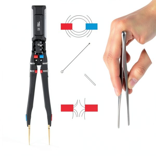 N/H DT71 LCR Meter Mini Tweezer Electronic Component Tester-4