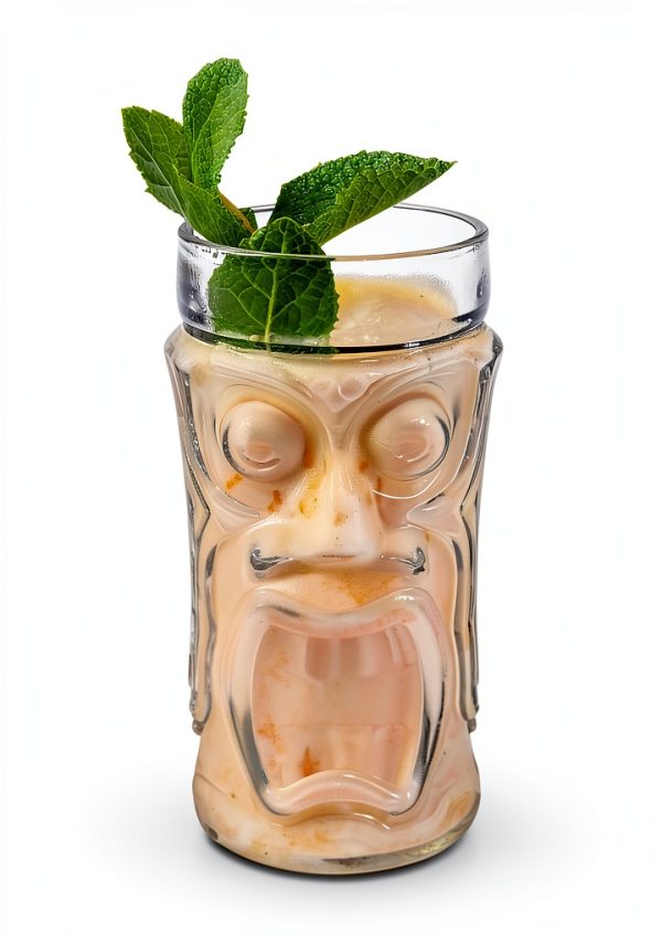AMZ Empire Tiki Glasses Clear Modern Dishwasher Safe-3