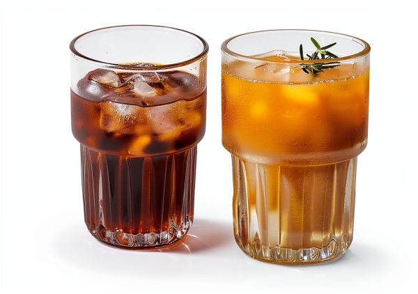 MUJUZE Drinking Glasses Set of 6 Dishwasher Safe Transparent-4