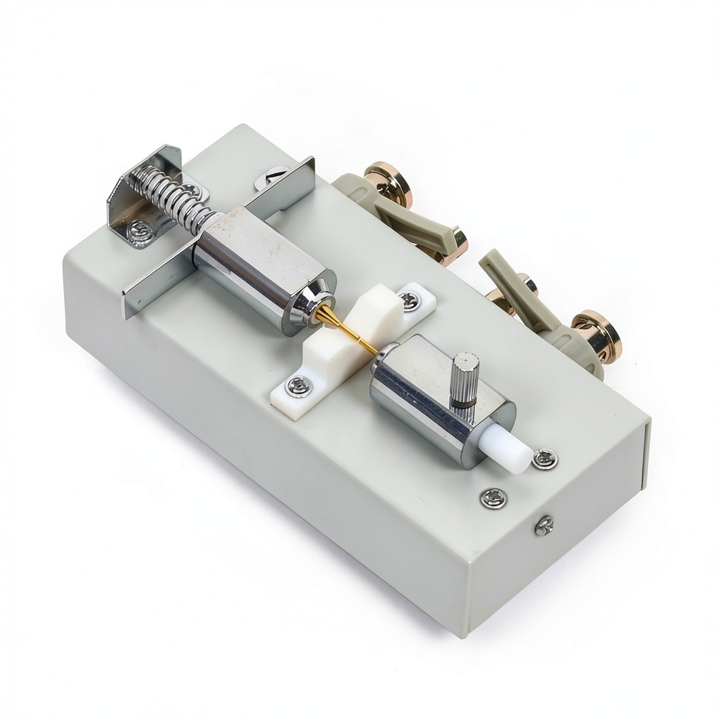 LIKARVA SMD Digital Bridge Test Fixture in use on a workbench