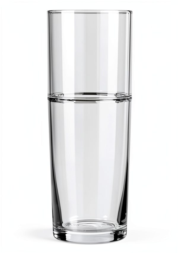 Amazon Basics Heat Resistant Glass Cup Modern Style-0