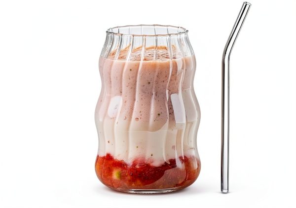 JINNTHE Glass Cups Set Dishwasher Safe Reusable 18oz-2