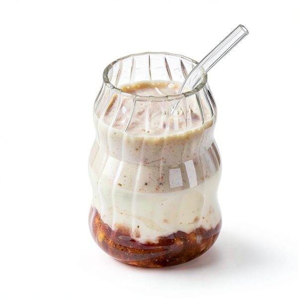JINNTHE Glass Cups Set Dishwasher Safe Reusable 18oz-6