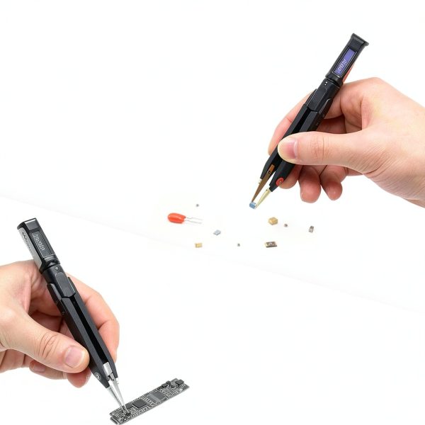 N/H DT71 LCR Meter Mini Tweezer Electronic Component Tester-3