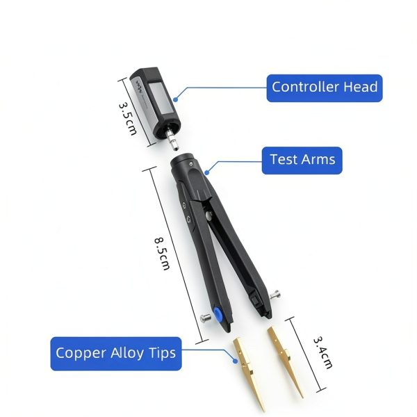 N/H DT71 LCR Meter Mini Tweezer Electronic Component Tester-1