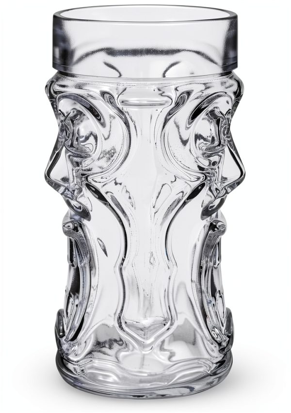 AMZ Empire Tiki Glasses Clear Modern Dishwasher Safe-0