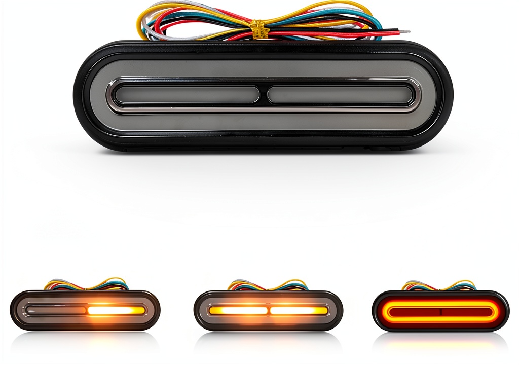 BlyilyB Amber Red Motorcycle LED Lamp