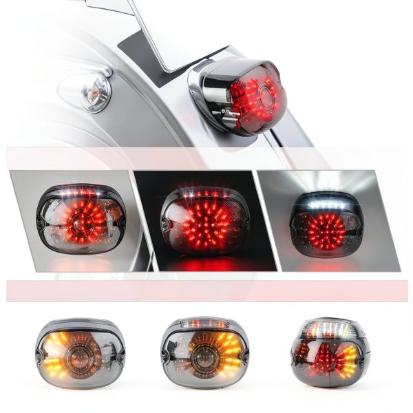 MOVOTOR LED Tail Light Waterproof ABS for Harley-1