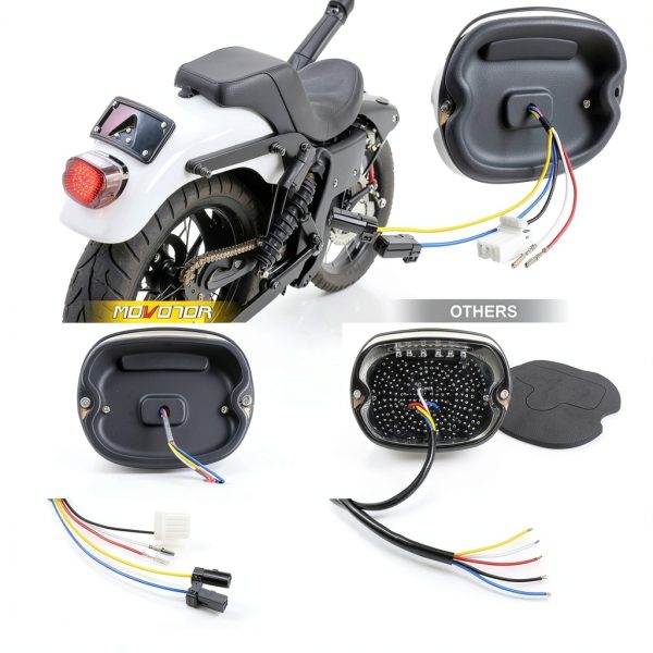 MOVOTOR LED Tail Light Waterproof ABS for Harley-2