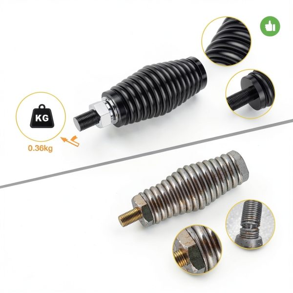 Nilight Whip Antenna Base Black Carbon Steel Mount-3