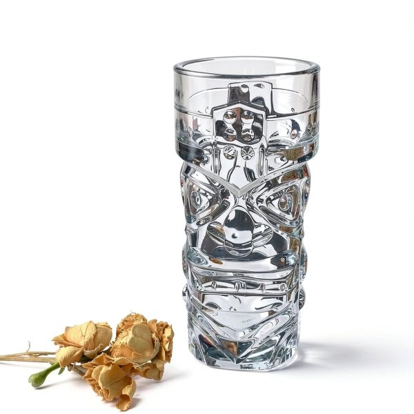 BPFY Clear Tiki Glasses 14oz Modern Cocktail Set-4